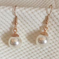 Örhängen "Pearls" med 18K Guldplätering