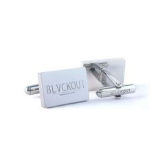 BLVACKOUT -Abu Dhabi Cufflinks -Silver