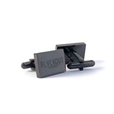 BLVACKOUT -Abu Dhabi Cufflinks -Svart