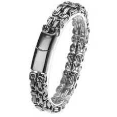 Armband "Double Emperor" i 316L Rostfritt stål  10mm