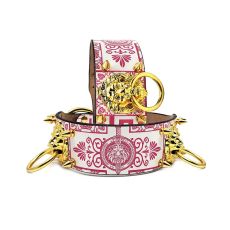 Hundhalsband Lionel - Guld & Rosa