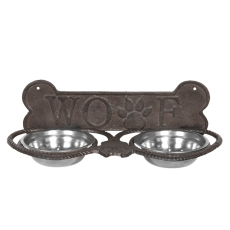 Dubbla Matskålar "Woof"