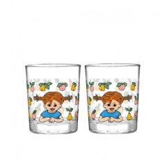2-pack pippi långstrump glas frukter 2 dl