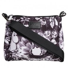 Liten mumin axelväska rubin kitt