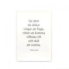 Trätavla "dalai lama"