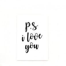 Trätavla "ps i love you"