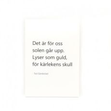 Trätavla "det är för oss"