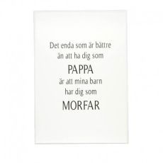 Trätavla pappa & morfar