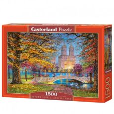 Pussel autumn stroll, central park 1500 bitar