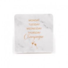Kylskåpsmagnet monday-champagne