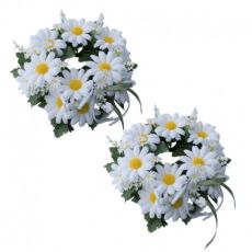 Ljusmanschetter 2-pack prästkrage för blockljus innermått 7.8 cm och yttermått 20 cm