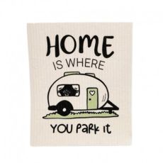 Disktrasa home is where you park it husvagn