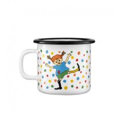Emaljmugg pippi hoppsansa 2.5 dl från muurla