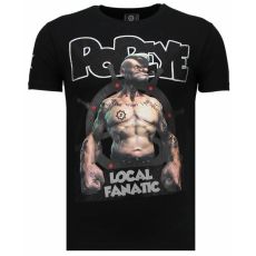 The Sailor Man Popeye Rhinestone - Man T-Shirt Svart