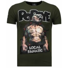 The Sailor Man Popeye Rhinestone - T-Shirt Herr Grön