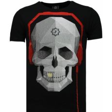 Skull Bring The Beat - Man T-Shirt Svart