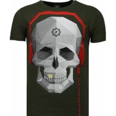 Skull Bring The Beat - T-Shirt Herr Grön
