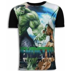 Vendetta Digital Rhinestone - Herr T-Shirt Svart