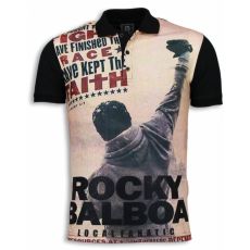 Rocky Balboa The Movie Polo - Herr T-Shirt Svart