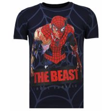 The Beast Spider Man - Herr T-Shirt Marinblå