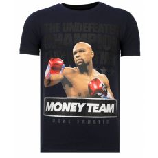 Money Team Champ Rhinestone - Herr T-Shirt Marinblå