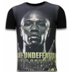 The Undefeated Rhinestone - Herr T-Shirt Svart