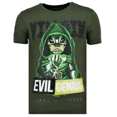 Villain Duck Rhinestones - Köpa T-Shirt På Nätet Herr - G - Grun