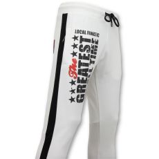 Sweat Pants Män - Muhammad Ali Training Pants - Vit