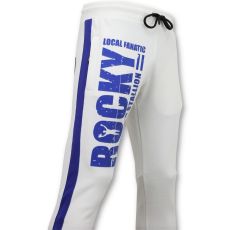 T Mäns Training Pants - Hingst Rocky Balboa - Vit