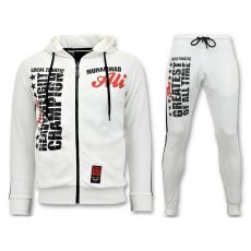 Män S Träningsoverall - Muhammad Ali Sports Pack - Vit