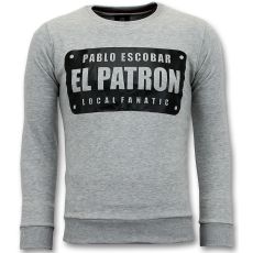 Tröja Män - Pablo Escobar El Patron - Grå