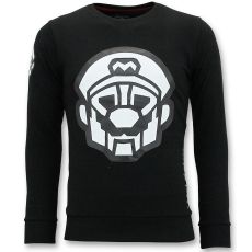 Män Tröja - Mario - Svart