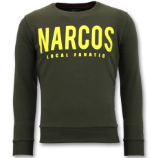 Män S - Narcos Tröja - Grön