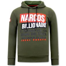Narcos Billionaire Herr Huvtröja - Grön