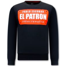 Tröjor Herr Pablo Escobar EL Patron - Svart