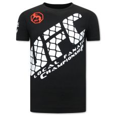 T-Shirt Med Tryck UFC - Svart