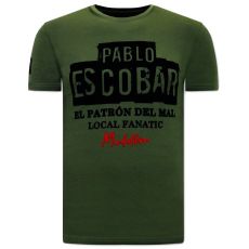 Pablo Escobar T-Shirt Herr - Grön