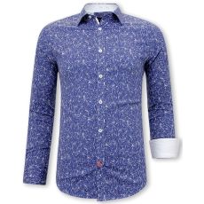 Skjortor Slim Fit Blå