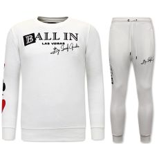 Herr Träningsoverall Ballin Las Vegas Vit