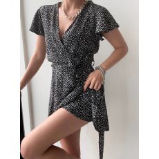 Royal Leopard Dress - DE - Svart