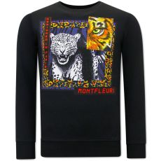 Lång Svart Tröja Tiger Poster -