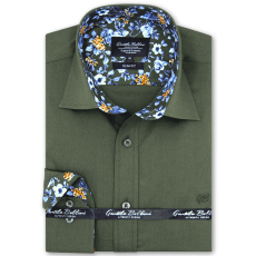 Skjorta Herr Slim Fit - Grön