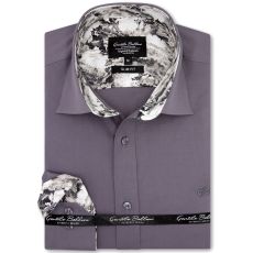Skjorta Herr Slim Fit - Grå