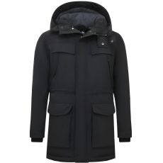 Vinterjacka Herr Parka Med Huva