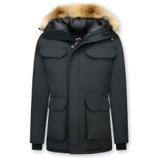 Expedition Parka Man - Vinterjackor Herr Mode Svart