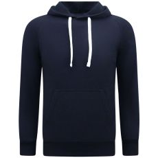 Hoodie Herr - Blanco Hoodie - Mörkblå