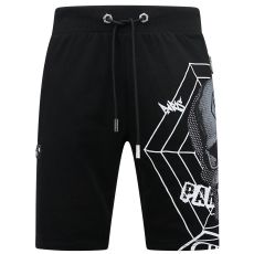 Skull - Rhinestone Shorts Svart