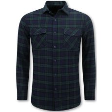 Flanellskjorta Herr - Lumberjack Blus - Grön