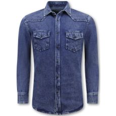 Jeansblus Herr - Denimskjorta - Blå