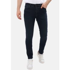 Jeans För Män Med Raka Ben - Jeans Regular Fit För Män - MM-R- - Blå